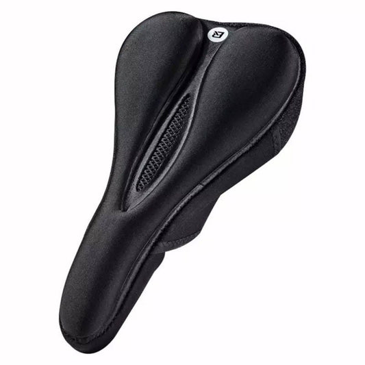 ROCKBROS Gel bicycle seat cover with memory foam, size M - black
