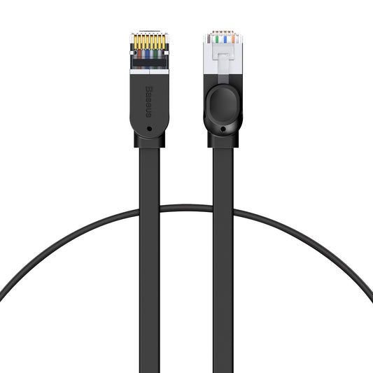 BASEUS RJ45 flat High Speed Ethernet CAT6 network cable 1m - black