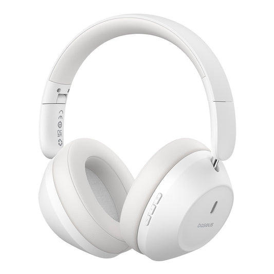 BASEUS Bass 30 Max Bluetooth 5.3 wireless on-ear headphones - white
