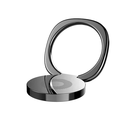 BASEUS Privity Ring magnetic finger phone holder with stand function - black