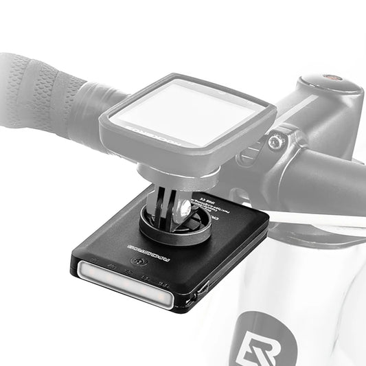 ROCKBROS 2in1 150lm front bicycle light for the counter with a 5000mAh IPX6 power bank - black