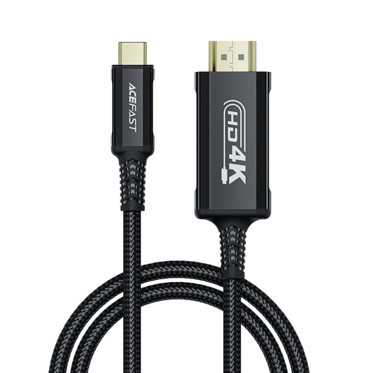 ACEFAST Audio-video cable USB-C - HDMI 4K 60Hz HDR 1.8m - black