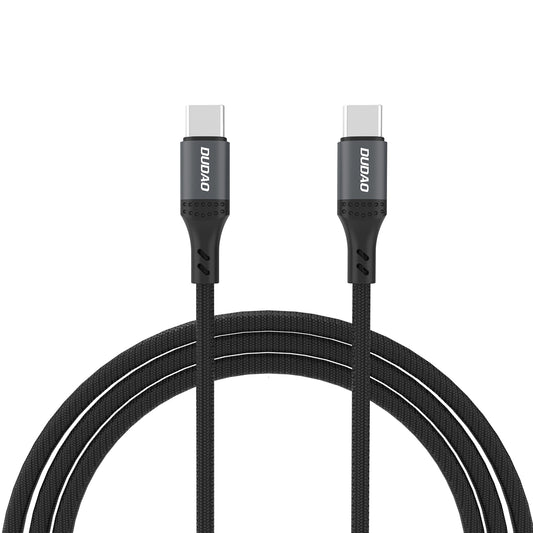 DUDAO Braided cable L3CC USB-C - USB-C 60W 1.2m - black
