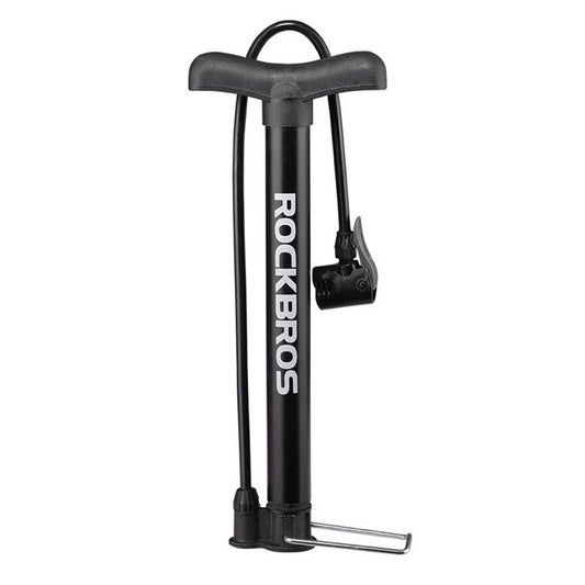 ROCKBROS Floor Bicycle Pump 120psi / 8bar Mattress Ball Tips - Black