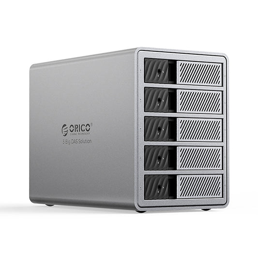 ORICO 9858T3 disk array with Thunderbolt 3 for 5 2.5'' / 3.5'' SATA HDD / SSD drives - gray