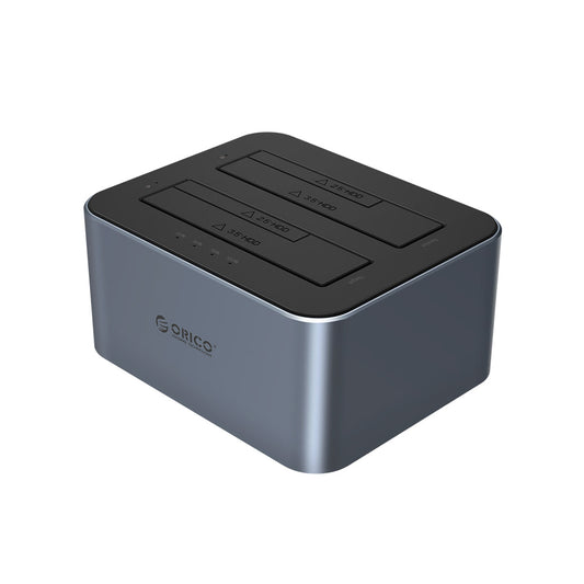 ORICO 6626C3-C-V1 docking station with offline cloning for 2 2.5'' / 3.5'' SATA HDD / SSD drives - gray