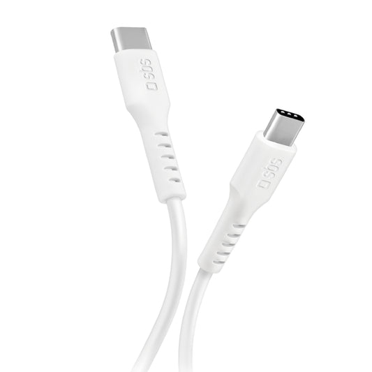 SBS USB-C PD 25W cable 1 m - white