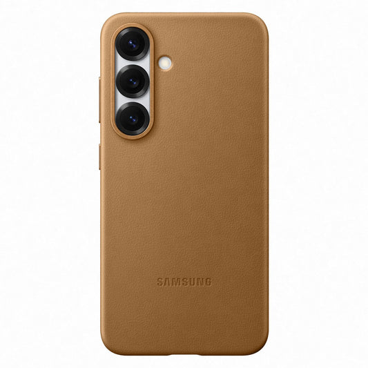 SAMSUNG Samsung KindSuit Case made of eco-leather back cover for Samsung Galaxy S25 - gold