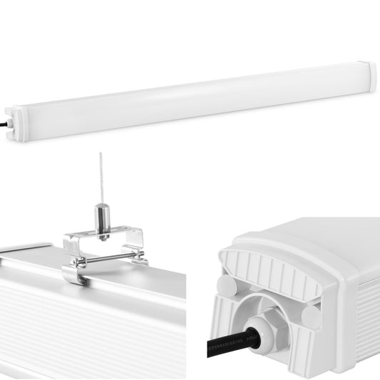 WIESENFIELD LED lamp waterproof airtight for storage in the chicken house IP65 4400 lm 120 cm 40 W