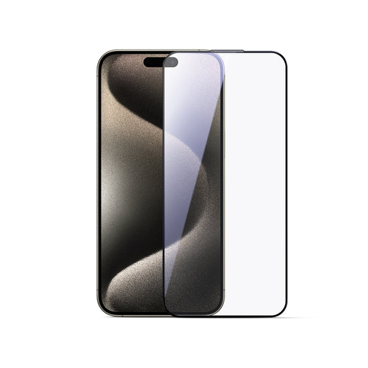 JOYROOM 2.5D HD Dustproof Tempered Glass with Black Frame for iPhone 15 Plus/16 Plus