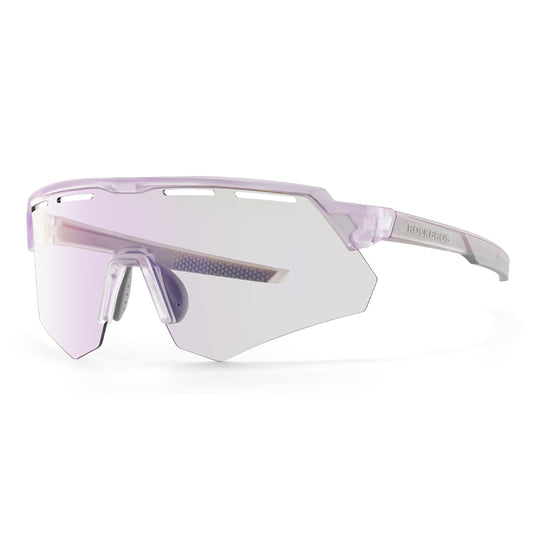 ROCKBROS Polarized cycling glasses with a UV filter and corrective insert - purple