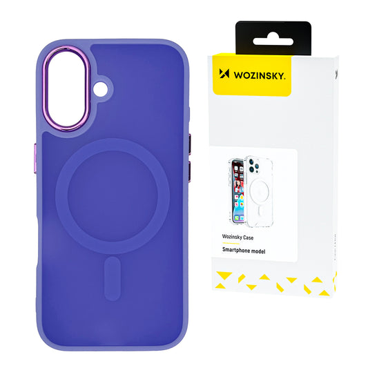 WOZINSKY Back case for Samsung Galaxy S25 Fashion Case MagSafe - purple