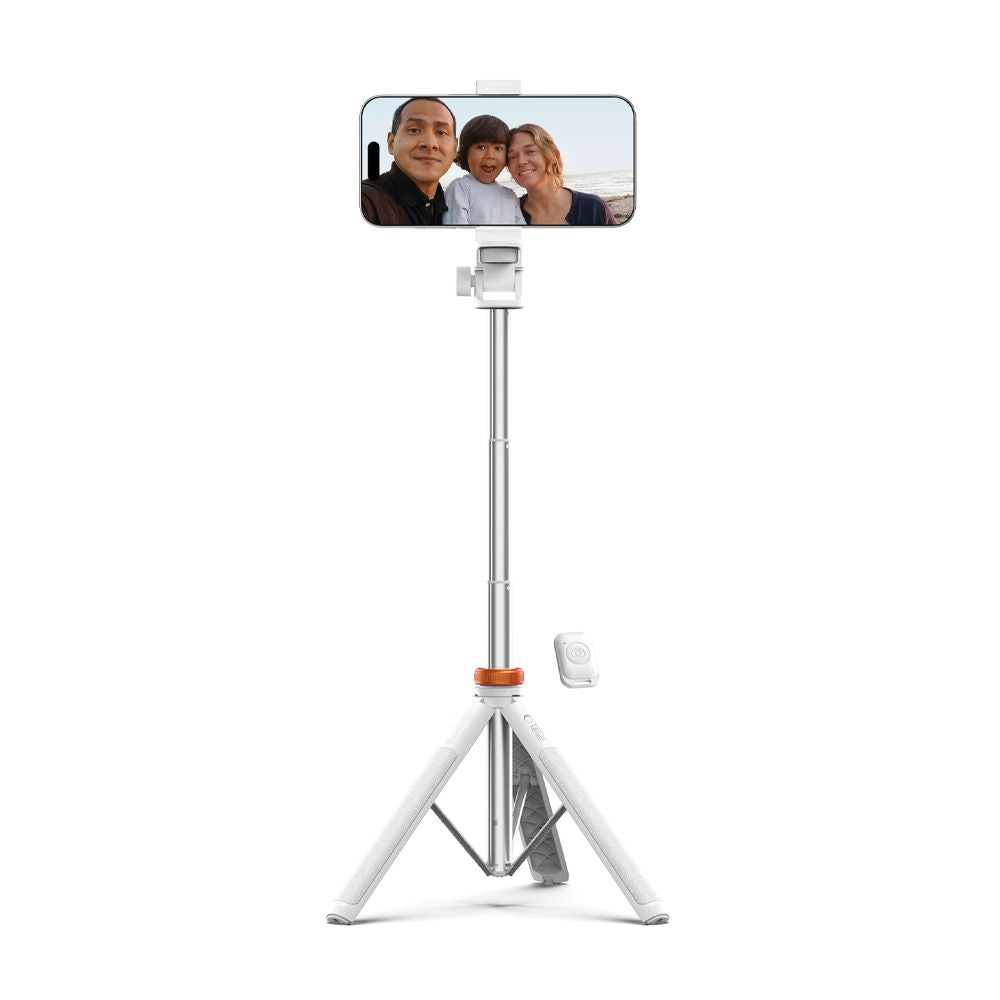 Tech-Protect Selfie stick Bluetooth photo stick with tripod remote control and head 180 to 148cm - white – image 9