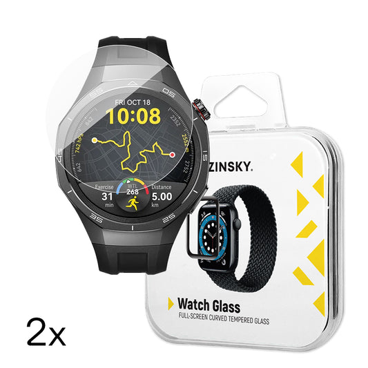 WOZINSKY Tempered glass for Huawei Watch GT 5 / GT 5 Pro / GT 4 / GT 4 Pro / GT 3 / GT 3 Pro Full Glue 42mm - 2 pcs.