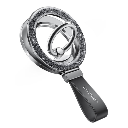 JOYROOM Magnetic ring holder for the phone - black