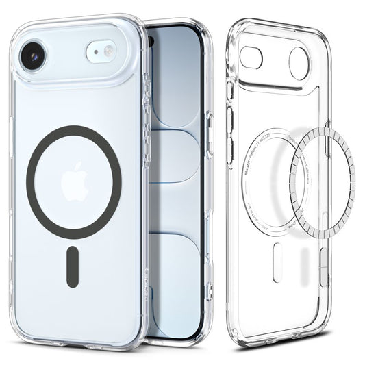 SPIGEN Protective case for iPhone 17 Air Ultra Hybrid MagSafe - transparent and gray
