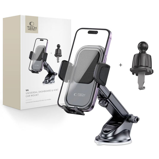 Tech-Protect Car smartphone holder for cockpit air vent - black