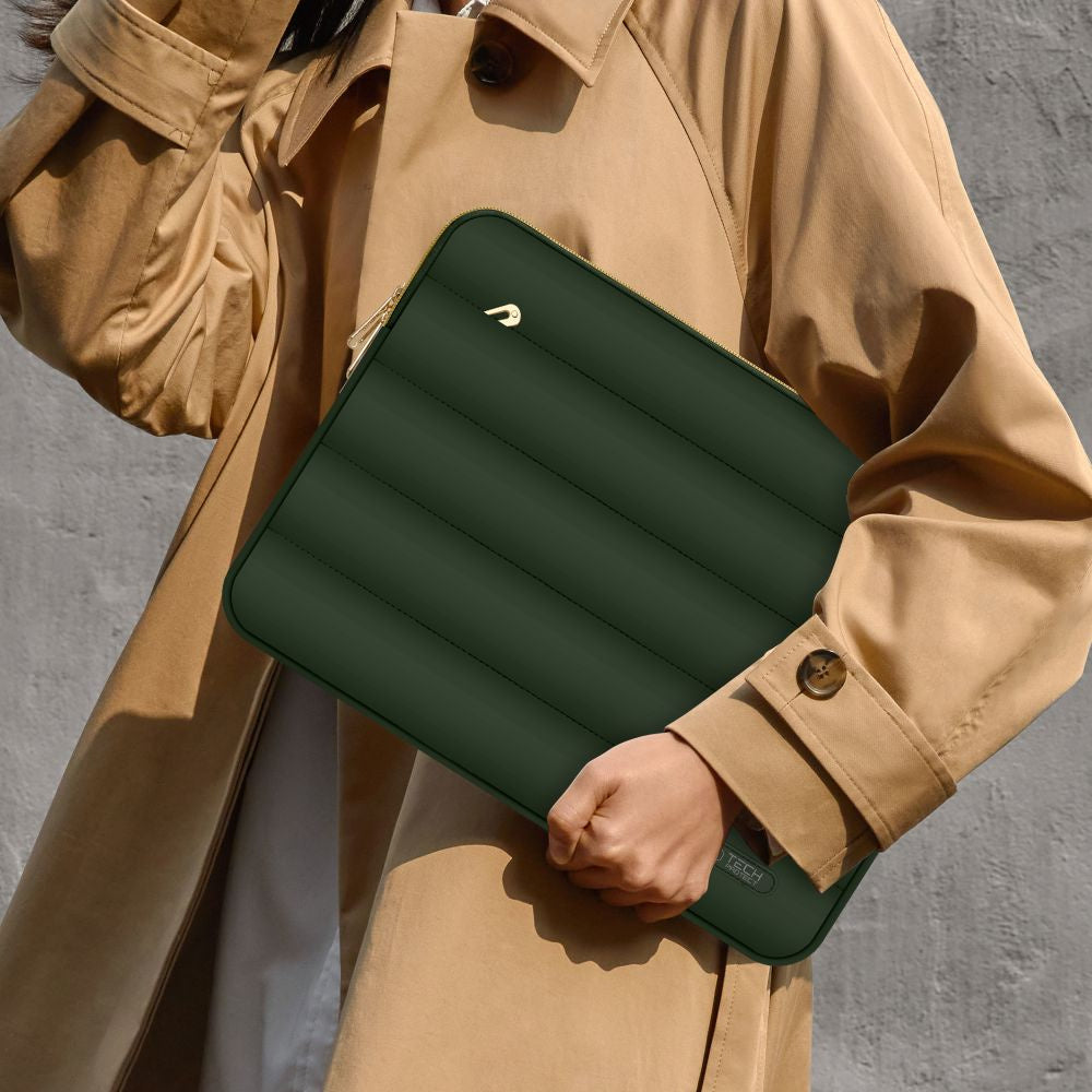 Tech-Protect Puffy bag for a 15-16" laptop + accessory case - olive – image 8