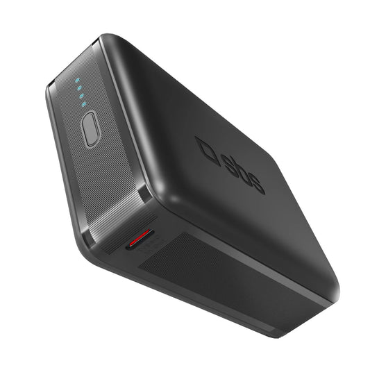 SBS Powerbank 20000mAh for laptop tablet smartphone PD AFC USB-C USB-A 65W - black