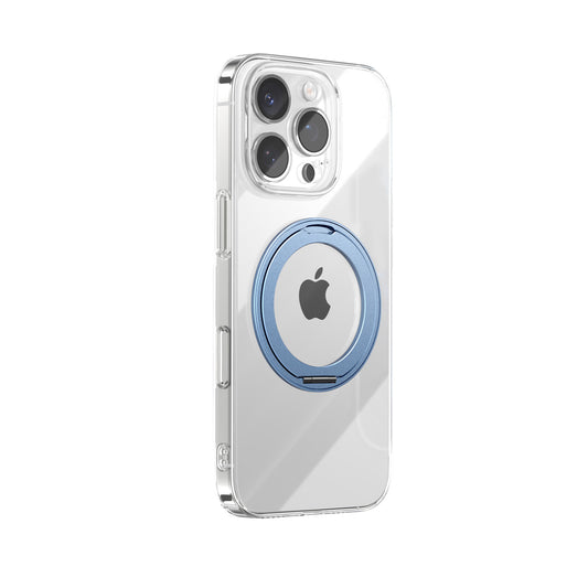 JOYROOM Case cover with 360 ring-stand for iPhone 16 Pro Max MagSafe - blue