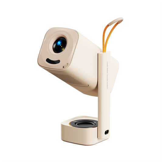 Yaber Portable foldable WiFi BT FullHD 1080p multimedia projector - beige