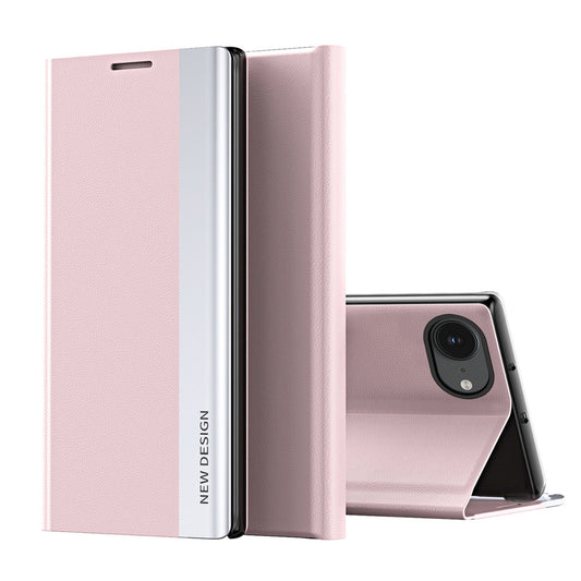 HURTEL Case with a flip stand for iPhone 16e Sleep Case Pro - pink