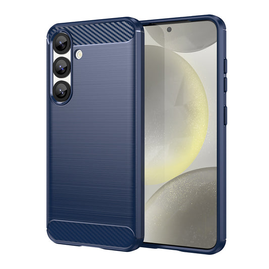 HURTEL Silicone back case for iPhone 16e Carbon Case - blue