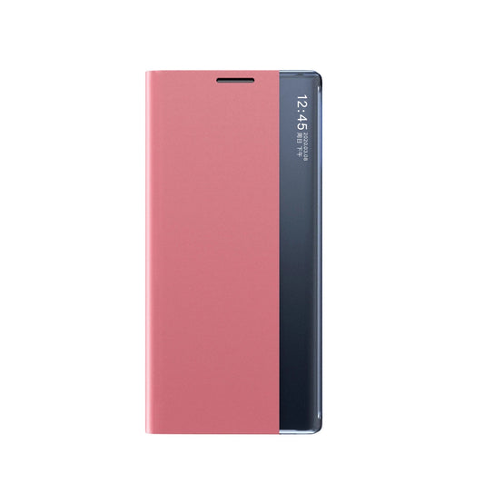 HURTEL New Sleep Case cover for Samsung Galaxy S25 Edge with flap and stand - pink