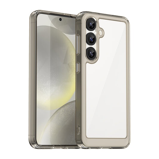 HURTEL Case cover for Samsung Galaxy S25 Edge with flexible Outer Space Case frame - translucent
