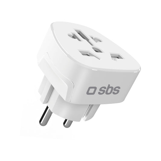 SBS Shucko EU universal travel network adapter - white