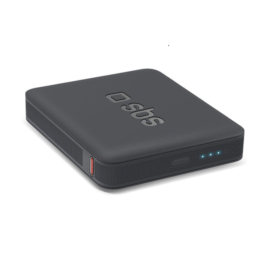 SBS Powerbank 5000 mAh USB-C NanoTube - black