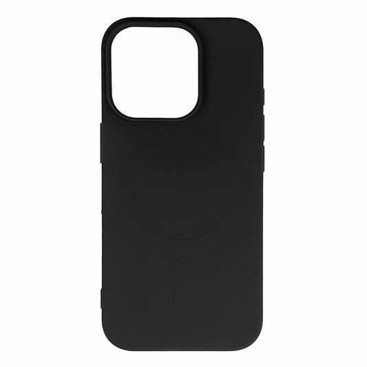 HURTEL Silicone back case for iPhone 17 Pro MagSafe Liquid Silicone Case - black