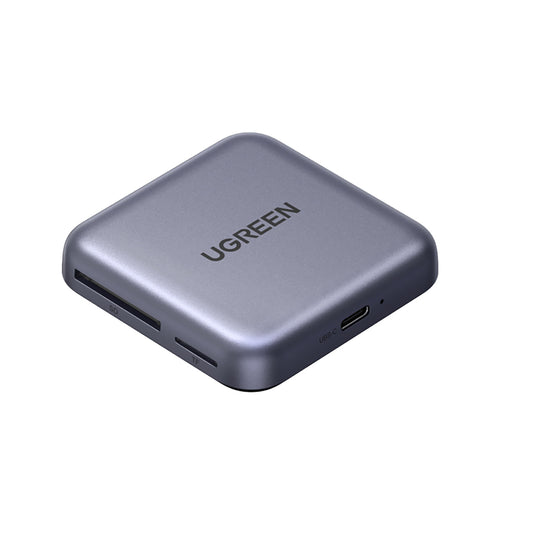 UGREEN Memory card reader with magnetic charger 3in1 100W PD - gray