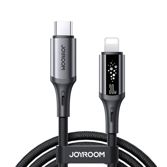 JOYROOM USB-C cable - iPhone Lightning S-A60 StarTalk 30W 1.2m - black