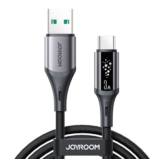 JOYROOM USB-A - USB-C S-A60 StarTalk 3A cable 1.2m - black