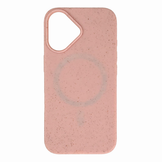 HURTEL Case cover for iPhone 16 Plus Multiple Color Wheat Bran Case MagSafe - pink