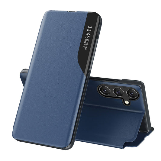 HURTEL Case with flap and stand for Samsung Galaxy A26 Eco Leather View Case - blue