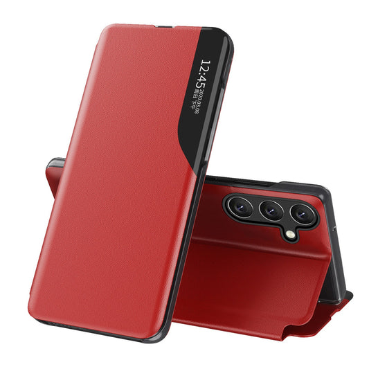 HURTEL Case with flap and stand for Samsung Galaxy A26 Eco Leather View Case - red