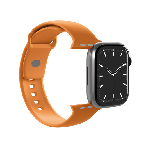 PURO Silicone strap for Apple Watch 44/45/46/49mm Icon - orange