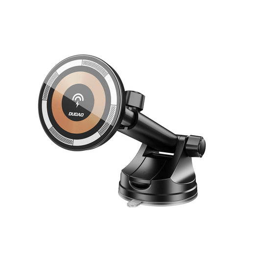 DUDAO Smartphone car holder with Magsafe 15W wireless charger - black