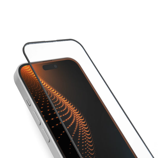 SBS Tempered glass with applicator for iPhone 15 / iPhone 15 Pro / iPhone 16 D3O