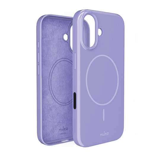 PURO Pulse polycarbonate protective case for iPhone 17 - purple