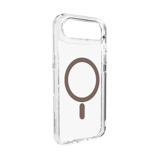 PURO Back case for iPhone 17 Air TPU PC Lite Mag MagSafe - transparent brown ring