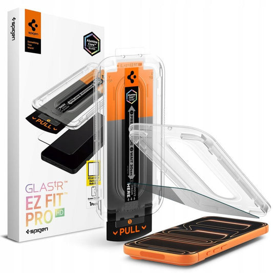 SPIGEN Privacy glass with applicator for iPhone 16 Pro / 17 / 17 Pro Glas.TR EZ Fit Pro