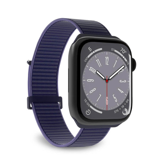 PURO Nylon strap for Apple Watch 42 44 45 49 mm Sport - blue