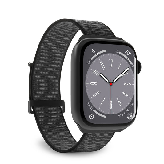 PURO Nylon strap for Apple Watch 38 40 41 mm Sport - black