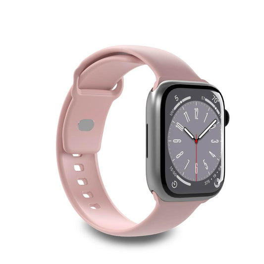 PURO Silicone strap for Apple Watch 38 40 41 mm Icon pink - 2 pcs.