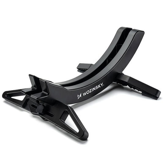 WOZINSKY Stable service bicycle stand for a bicycle wheel 3-8 cm - black