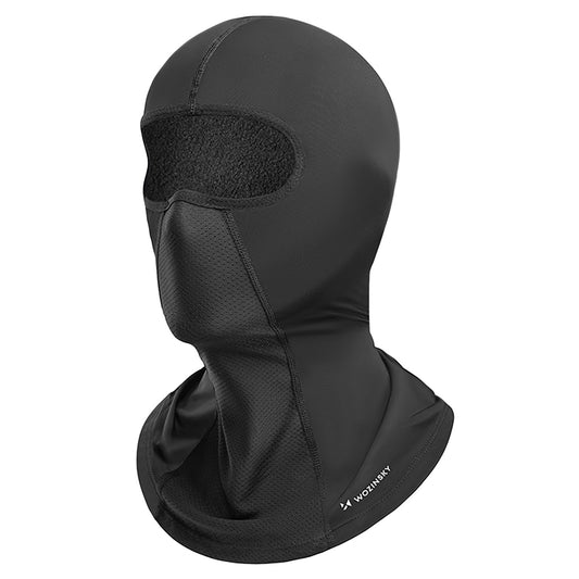 WOZINSKY Balaklava balaclava for the face, motorcycle, bike, winter, insulated - black