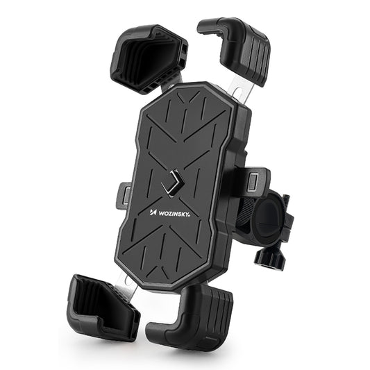 WOZINSKY Bicycle handlebar holder for a smartphone - black